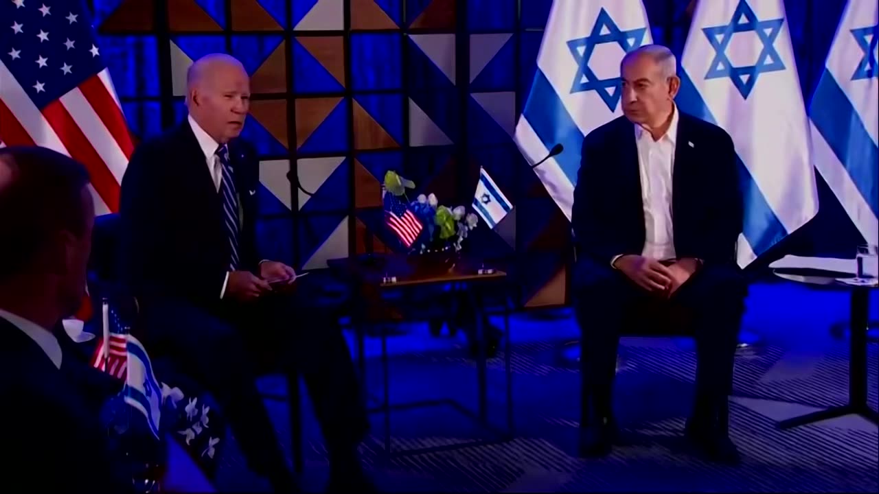 Biden: "Other Team" Not Israel Responsible For Gaza Hospital Blast