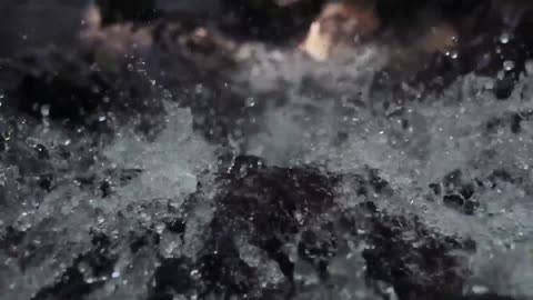 Heavy Waterfall on Mountain / Healing Sound for Stress Relief, Relaxation, Study and Meditation