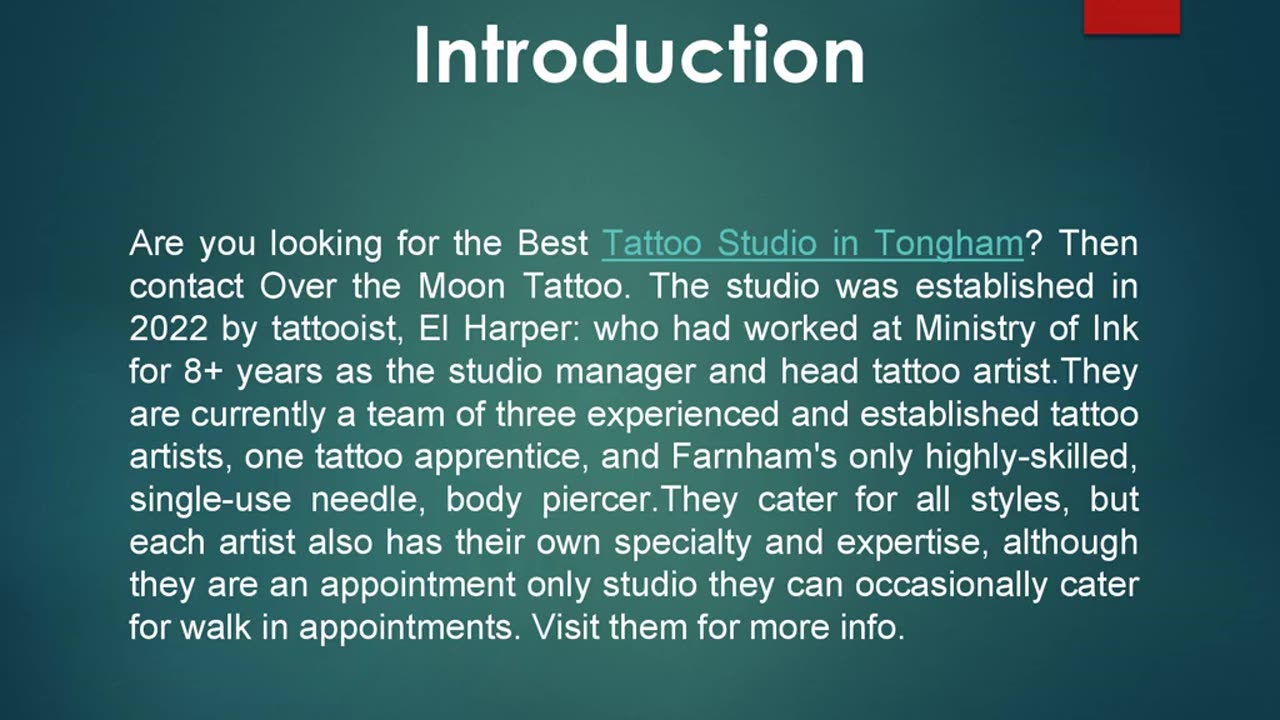 Best Tattoo Studio in Tongham