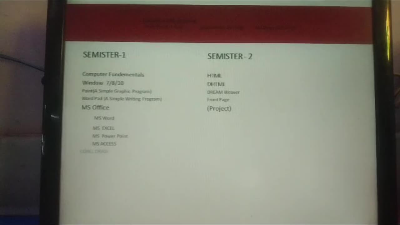 Video presentation