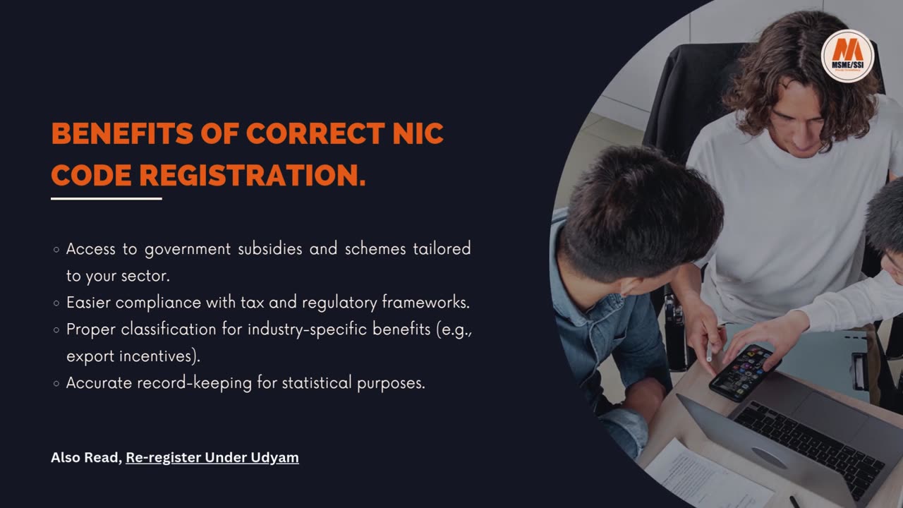 NIC Code for Udyam Registration