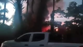 Video: Fuerte explosión e incendio se reportan a esta hora en Barrancabermeja