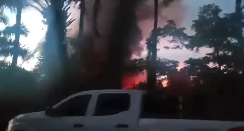 Video: Fuerte explosión e incendio se reportan a esta hora en Barrancabermeja