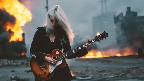 Rockin' Hero - Rock Music Video. Runway Gen-3