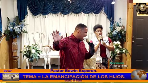 Pastor Edwin Esperon. Tema = La Emancipacion de Nuestros Hijos.