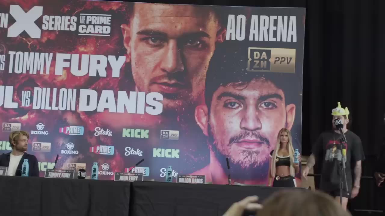 Logan Paul vs. Dillon Danis & KSI vs. Tommy Fury - Carnage at Full Press Conference