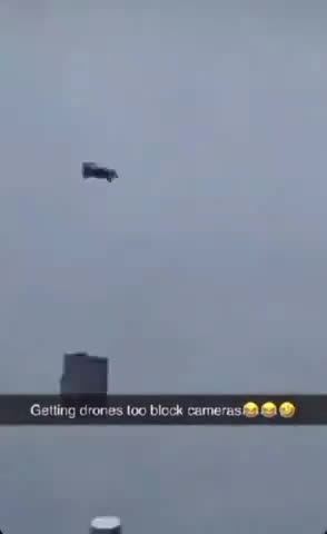 Bagging a surveillance camera w/ a Drone