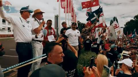 Graham Hood reads Rod Culleton's declaration in Canberra - Feb 5, 2022