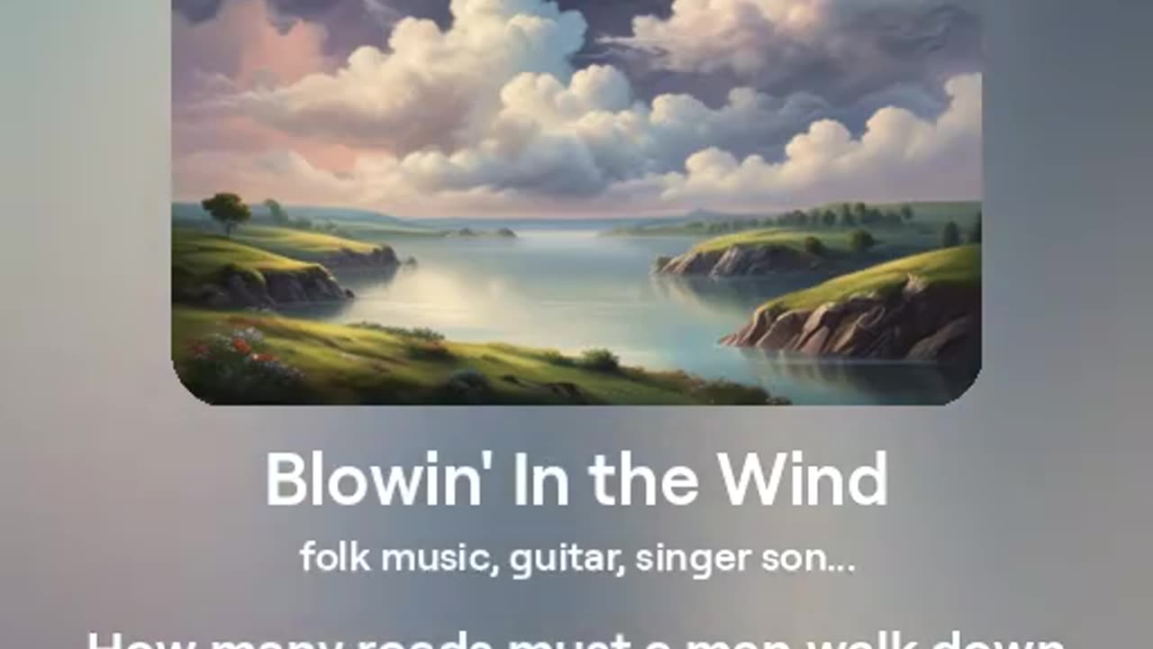 Blowin' In the Wind - version 2