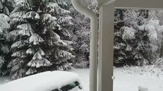 Snow in spring