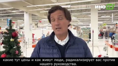 Tucker Carlson in Russia. He likes the country.