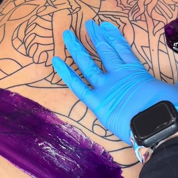 Unboxing and Back Waxing with Sexy Smooth Purple Seduction Hard Wax | Rita