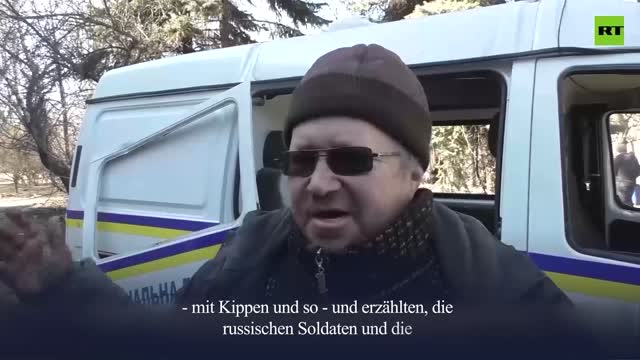 Ukrainer sprechen über ihren Präsidenten.