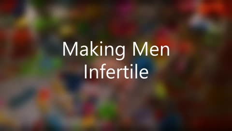 Male Fertility (good sperm) will go to Zero by 2045