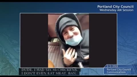 Man Pranks Portland City Council Meeting