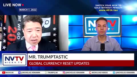 Mr. Trumptastic Discusses Global Currency Reset Updates with Nicholas Veniamin