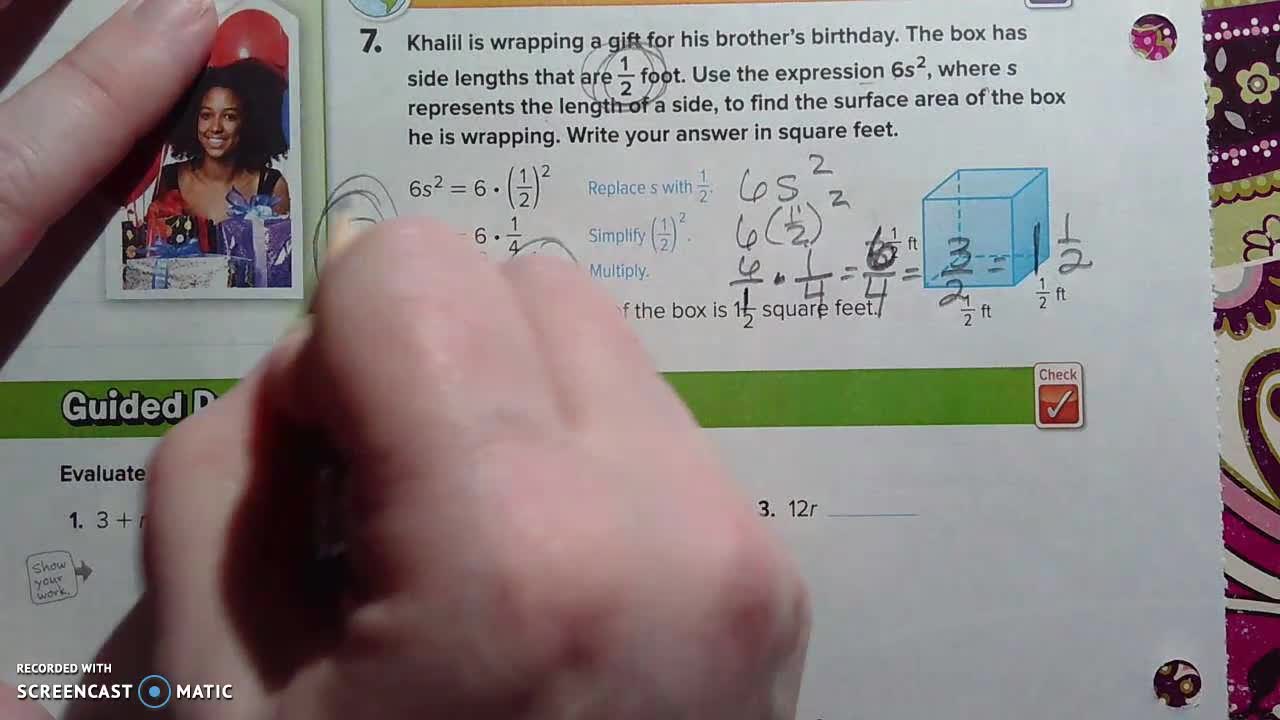 Gr 6 - Ch 6 - Lesson 3 - Algebra: Variables