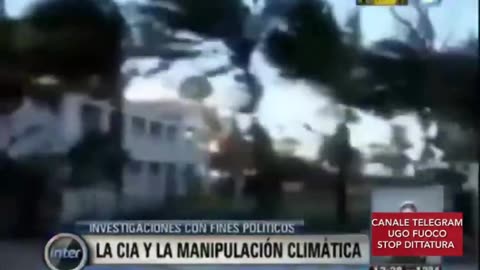 CIA - MANIPOLAZIONE DEL CLIMA COME ARMA POLITICA dal TG "Vision siete (7) International" - Argentina