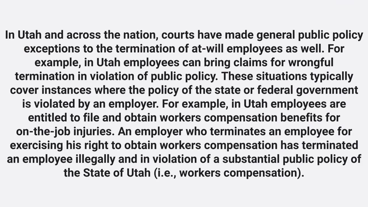 Stavros Law P.C. : Wrongful Termination in Utah