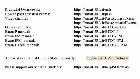 Exam LTAM exercise for November 2, 2021