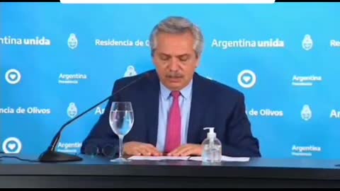 Presidente de Argentina, Alberto Fernández "EXPERIMENTOS MEDICINALES" Covid 19 plandemia