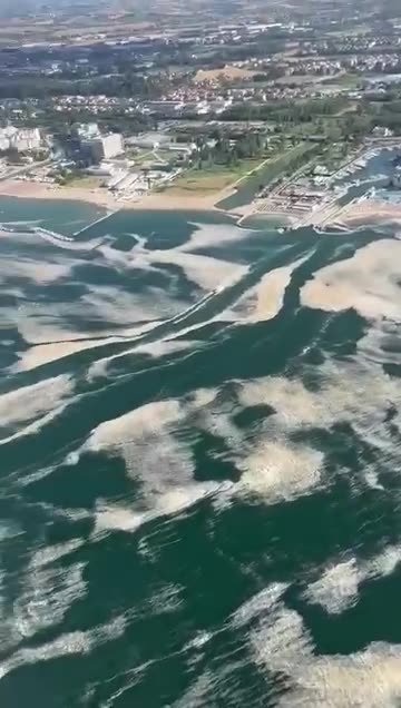 MUCILLAGINE MAR ADRIATICO Ripresa aerea