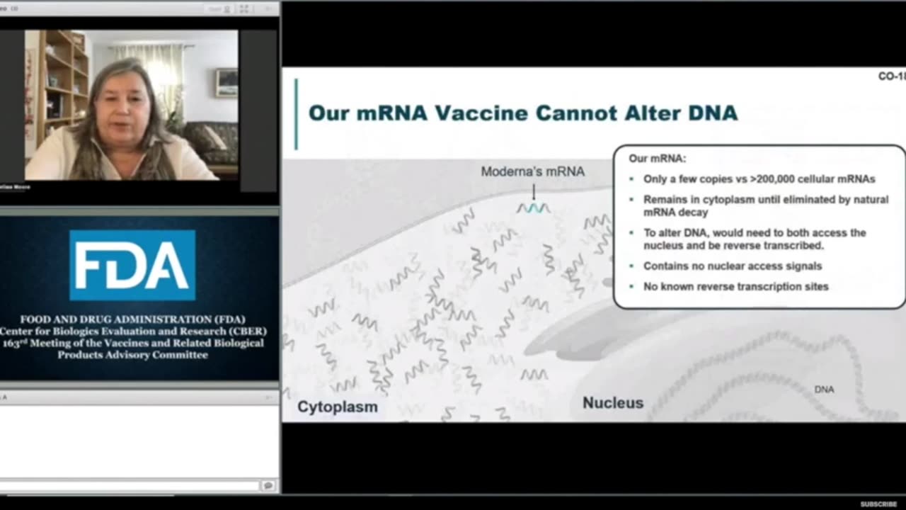 Moderna Appeals FDA- Dr. Moore mRNA Platform and Mechanism of Action