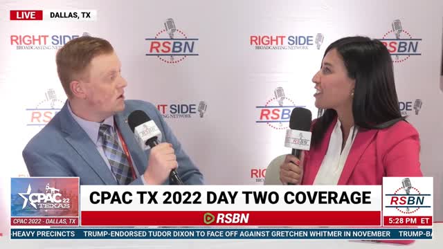 CPAC 2022 in Dallas, Tx | Interview With Cassy Garcia Candidate for CD-28 TX 8/5/22