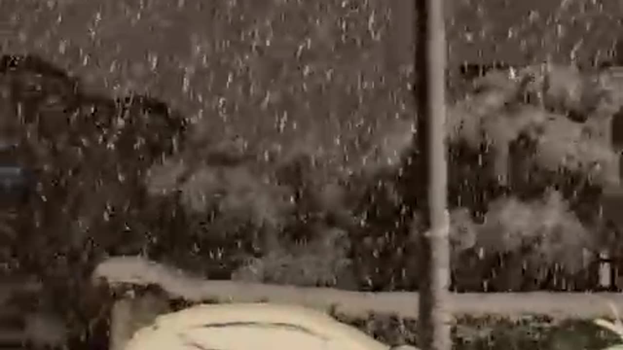 Snowing during the night