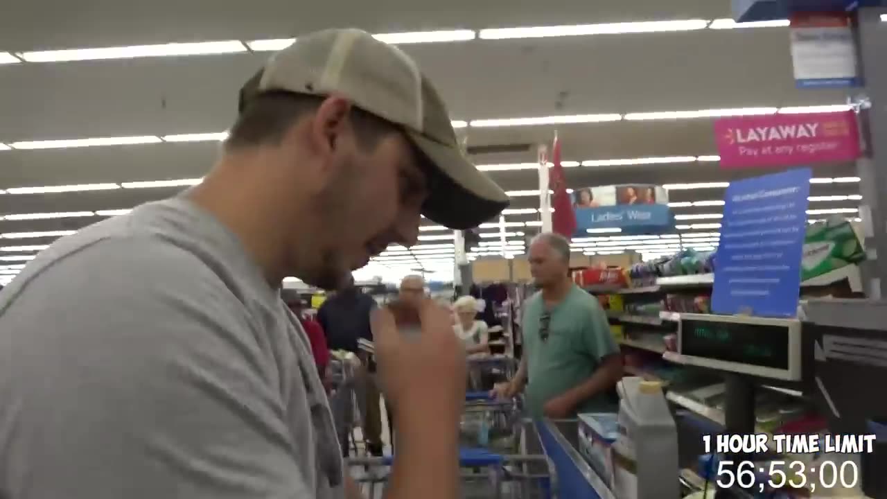Spending $40,000 in one hour challenge