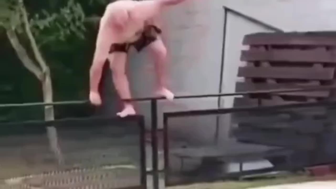 Old Man In The Pool