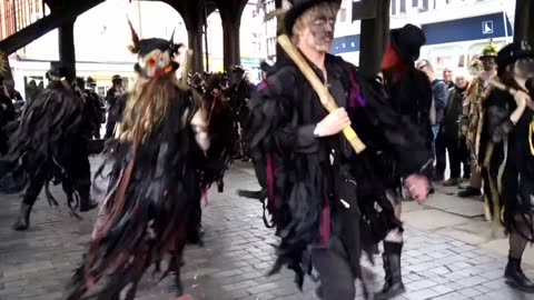 Beltane Border Morris -Vixana - The Dark Gathering 2018