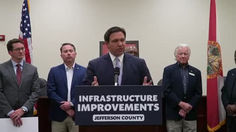 Florida Gov. Ron DeSantis Awards $4.2 Million In Infrastructure Funding To City Of Monticello