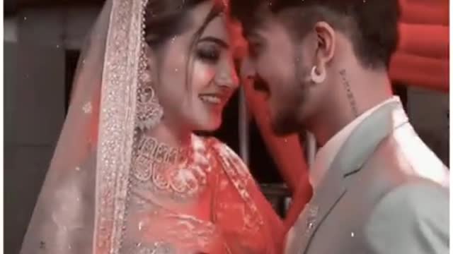 Beautiful girl and so beautiful boy dance in marriage