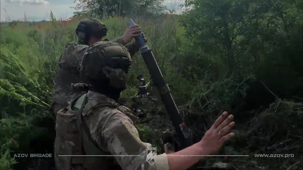 🎥 🦄 GoPro | Ukraine Russia War | Mortar Team Hits Russian Trenchline, One Soldier Down | RCF