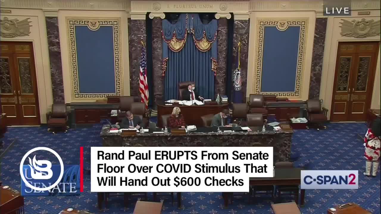 Rand Paul rips the stimulus bill