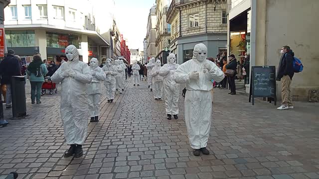 Les Masques Blancs Nantes Bande son Bonhommes Blancs le 5 fevrier 2022