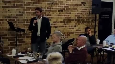 RINO Dan Crenshaw snaps at a little girl during fundraising