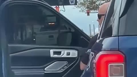 Road rage incident escalates when driver pulls gun #shorts