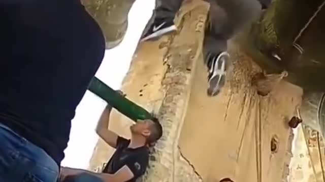 Man flying funny video