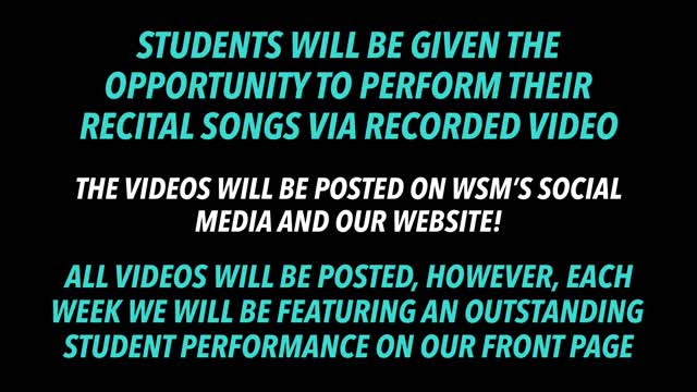 WSM Spring Recital 2021