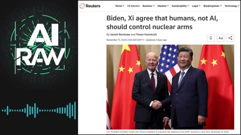 Biden and Xi Agree AI WON'T Control Nuclear Arsenal in 2024! | AI Raw