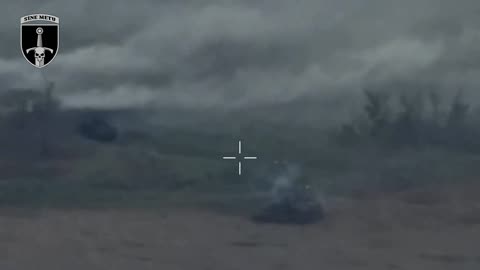 Massive Column of Advancing Russian Tanks and APCs is Picked Apart by Drones and ATGMs