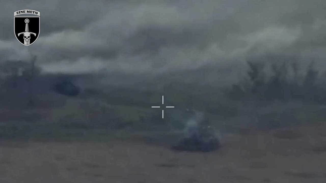 Massive Column of Advancing Russian Tanks and APCs is Picked Apart by Drones and ATGMs