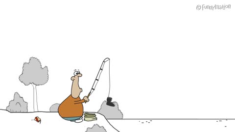Fishing fail 🐋 | Funny Animation | Funny Cartoon 2