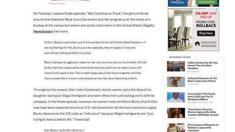 'The Conners' Goes Full Woke, Pushes Illegal Immigration