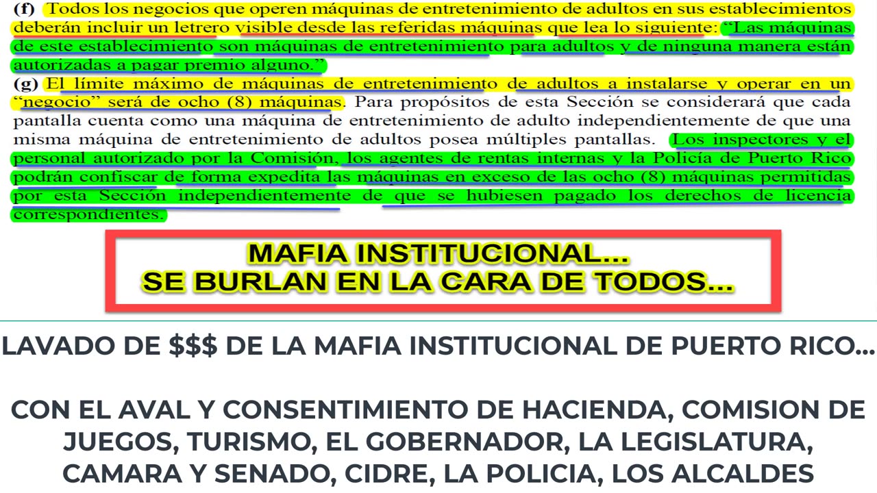 LAVADO DE $$$, LOS FONDOS DE LA UNIVERSIDAD Y EL RETIRO DE LOS POLICÍAS ENTRE OTROS...