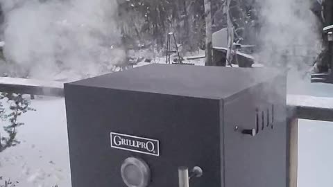 Smoker in action