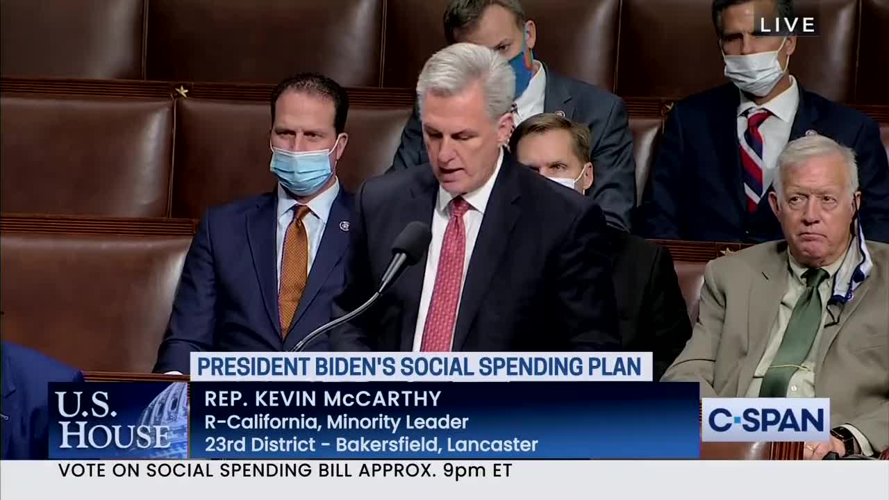 Kevin McCarthy on Biden's spending scheme: This is the "most reckless and irresponsible spending bill in our nation's history."