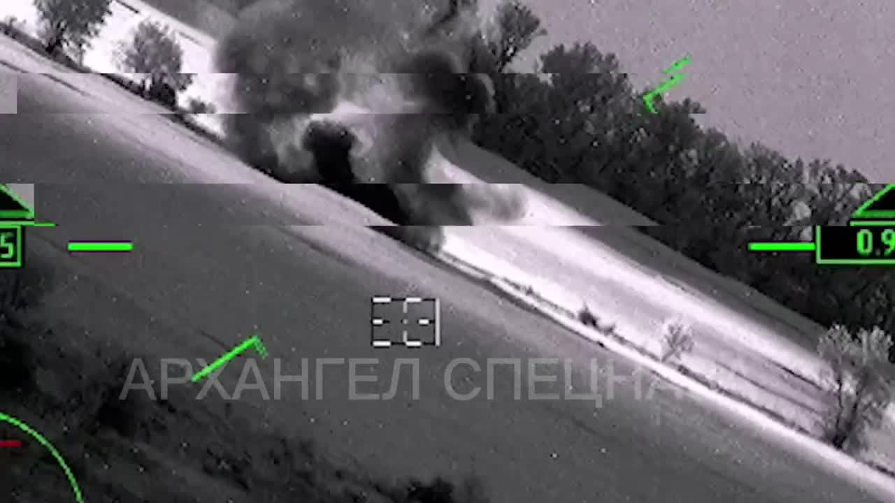 RF ATGM destroy Ukrops BMP